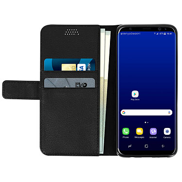 Avis Avizar Housse Etui Clapet Portefeuille Samsung Galaxy S8 Plus - Noir