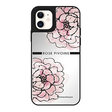 LaCoqueFrançaise Coque iPhone 12 Mini miroir Rose Pivoine Design