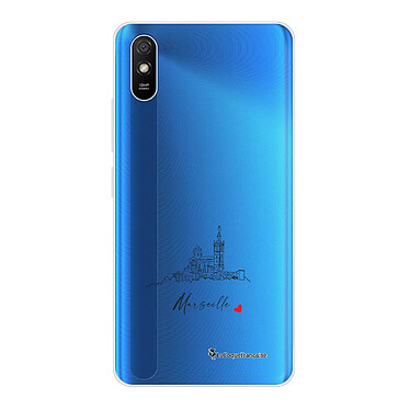 LaCoqueFrançaise Coque Xiaomi Redmi 9A 360 intégrale transparente Motif Marseille Notre Dame Tendance