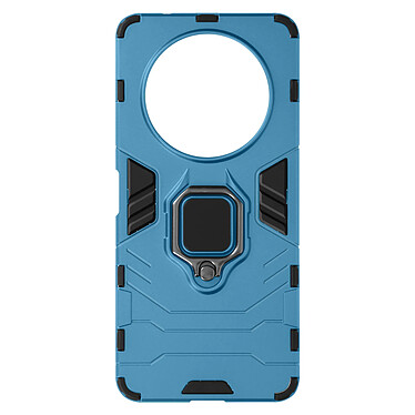 Avizar Coque pour Xiaomi Redmi A3 Anneau Support Bi-matière Antichoc Bleu Clair