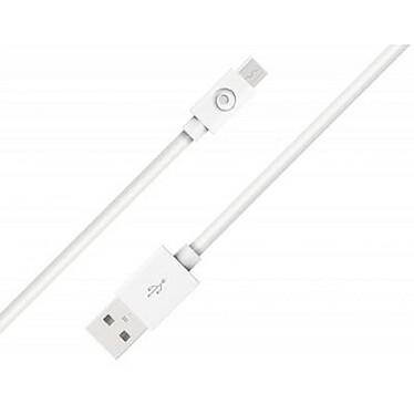 BigBen Connected Câble USB A/micro USB 1,2m - 2.1A Blanc