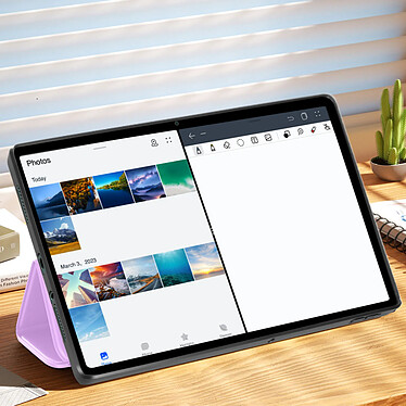 Avis Avizar Housse pour Xiaomi Redmi Pad SE Clapet Trifold Support vidéo / clavier Mise en Veille  Violet