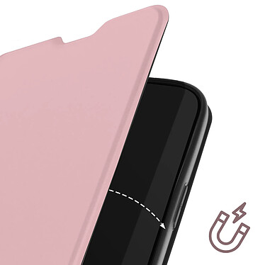 Avis Avizar Étui pour iPhone 16 Soft touch Porte-carte Support Vidéo Rose Poudré