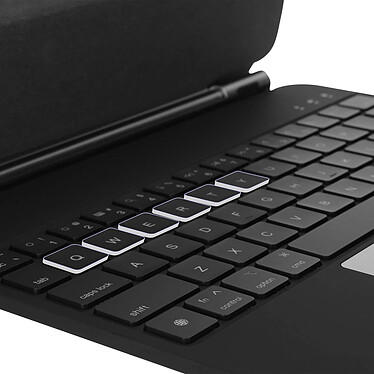 Avizar Coque Clavier Bluetooth QWERTY Noir pour iPad Pro 12.9, Support Magnétique pas cher