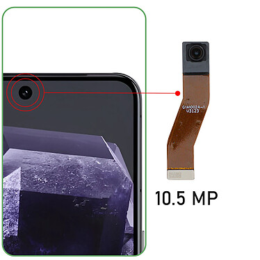 Avis Clappio Caméra Avant pour Google Pixel 8 Pro Capteur Selfie 10.5MP Noir