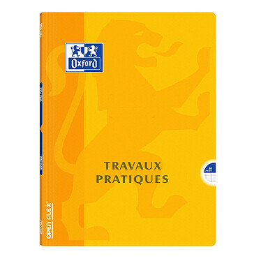 Oxford Cahier TP OPENFLEX A4 40 p Seyès 90g + 40 p unies 120g coloris aléatoire pas cher