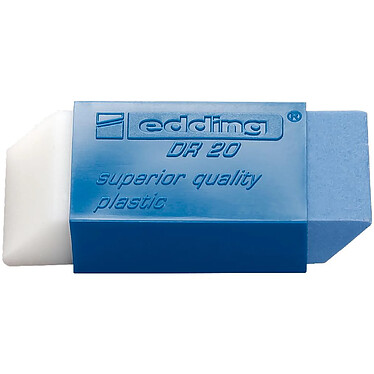 EDDING Gomme Plastic DR20 Crayon et Encre x 20