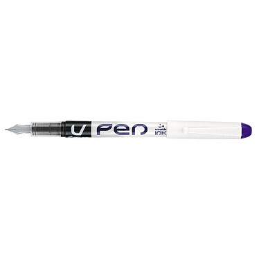 PILOT Stylo Plume Jetable V-Pen Effaçable Pointe moyenne Violet