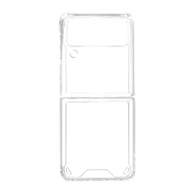 Avizar Coque pour Samsung Galaxy Z Flip 3 Dos Rigide Coins Bumper Fine Légère  Transparent