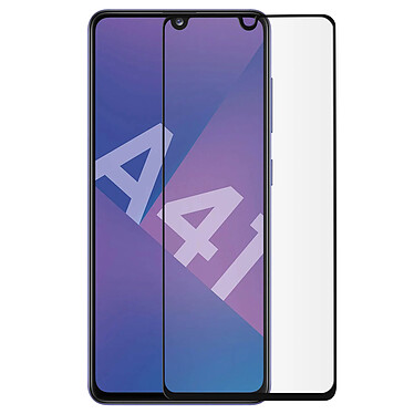 Avizar Film Samsung Galaxy A41 Verre Trempé Incurvé Transparent au Contour Noir