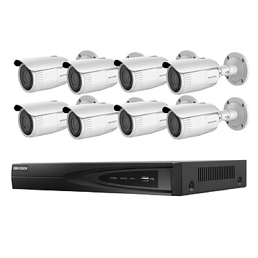 Hikvision - Kit vidéosurveillance 8 caméras bullet