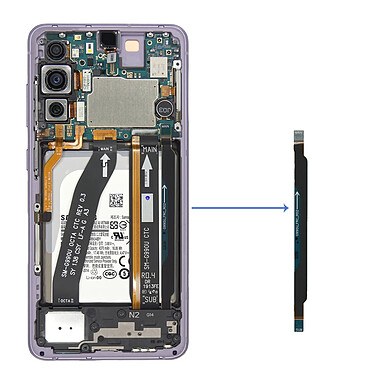 Acheter Clappio Nappe FRC Liaison Carte mère pour Samsung Galaxy S21 FE Noir