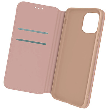 Avizar Housse Folio iPhone 12 Pro Max Portefeuille Fonction Support Vidéo rose