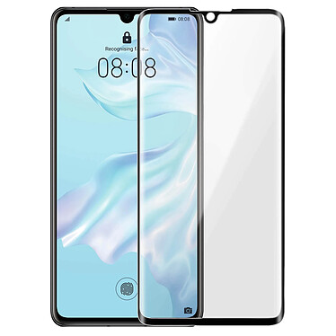 Avizar Film Écran Huawei P30 Verre Trempé 9H Biseauté Transparent Bord noir