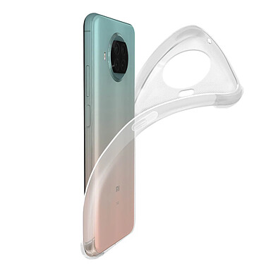 Avizar Coque Xiaomi Mi 10T Lite Flexible Antichoc Coins Bumper Transparent pas cher