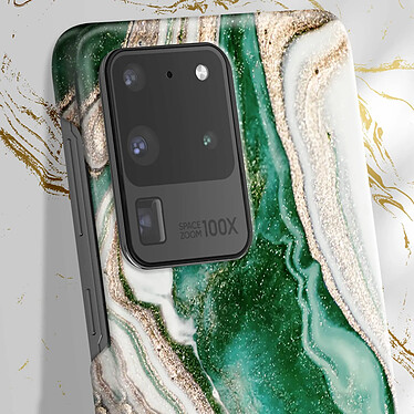 Acheter iDeal of Sweden Coque pour Samsung S20 Ultra Marbré Luxe Ultra fine Golden Jade Marble Vert Foncé