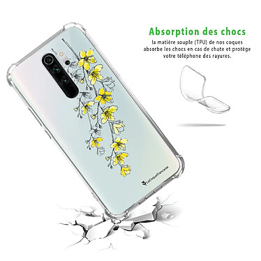 Avis LaCoqueFrançaise Coque Xiaomi Redmi Note 8 Pro Silicone antichocs Solides coins renforcés  transparente Motif Fleurs Cerisiers