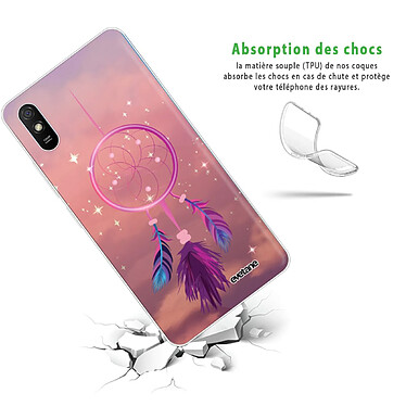 Avis Evetane Coque Xiaomi Redmi 9A 360 intégrale transparente Motif Attrape rêve rose Tendance