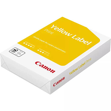 CANON Ramette 500 Feuilles Papier YELLOW Label Print PEFC 80g Blanc