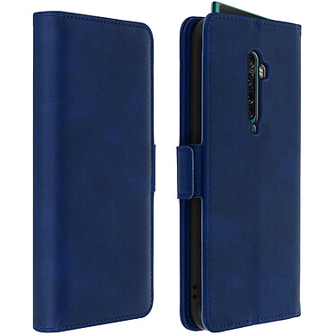 Avizar Étui Oppo Reno 2 Housse Folio Porte-carte Fonction Support bleu nuit