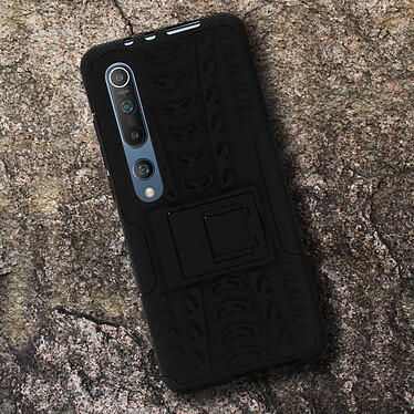 Avis Avizar Coque Xiaomi Mi 10/Mi 10 Pro Bi-matière Antichoc Béquille Support Noir