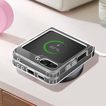 Avis Avizar Coque MagSafe pour Samsung Galaxy Z Flip 5 Rigide  Transparent