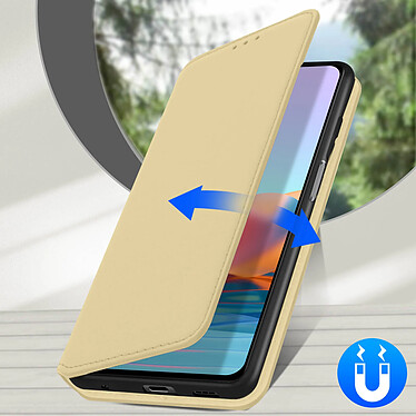 Acheter Avizar Housse Xiaomi Redmi Note 10 Pro Porte-cartes Fonction Support Vidéo or