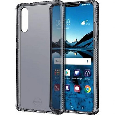 Itskins Coque pour Huawei P20 Semi-rigide Spectrum Noir transparent