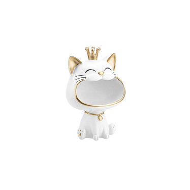 Avis TechKidz Décoration d'Intérieur Modèle King Cat au Sourire Large Blanc