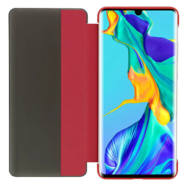 Avizar Etui folio Rouge à fenêtre pour Huawei P30 Pro pas cher