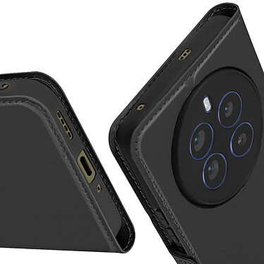 Acheter Avizar Étui pour Realme 12 Pro 5G Porte-carte Support Vidéo Design Fin Noir