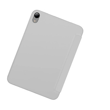 Evetane Étui Smart Cover iPad Mini (2021) 6eme Generation Gris à Rabat avec Support pas cher