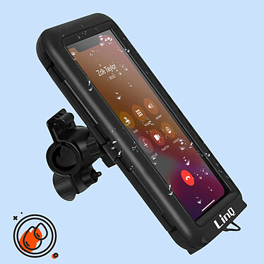 Acheter LinQ Support Vélo pour Smartphone de 4.7'' à 6.8'' Fixation Guidon Rotatif 360° avec Housse Étanche  Noir