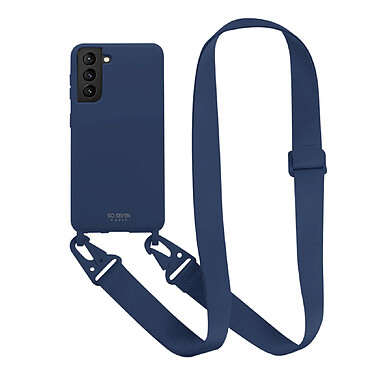 So Seven Coque pour Samsung Galaxy S21 SMOOTHIE CORD Bleu