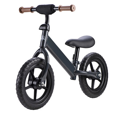 TechKidz Draisienne 10 pouces Modèle Road Riders Hauteur de Selle Ajustable Gris anthracite