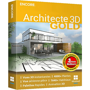 Architecte 3D Gold 22 - Licence perpétuelle - 1 PC - A télécharger