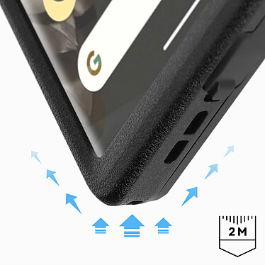 Avis Redpepper Coque Étanche IP68 pour Google Pixel 7 Pro Protection Intégrale Anti-chutes 2m  Noir