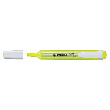 STABILO Surligneur de poche SWING COOL Pointe Biseautée 1 - 4 mm Jaune x 10