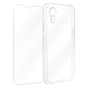 4smarts Coque pour Samsung Galaxy Xcover 7 Rigide avec Verre Trempé 9H Transparent