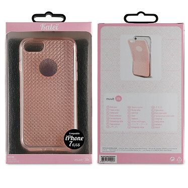 Avis Muvit Coque pour iPhone 8 / SE / 7 / 6S / 6 Kaleï en TPU Dorée