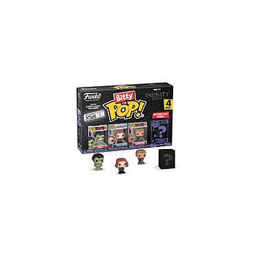 Marvel - Pack 4 figurines Bitty POP! Hulk 2,5 cm