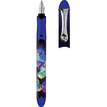 MAPED Stylo Plume Deepsea Paradise – Plume Acier – Pointe Iridium