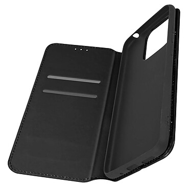 Avizar Housse pour Xiaomi Redmi 10C Clapet Portefeuille Fonction Support Vidéo  noir