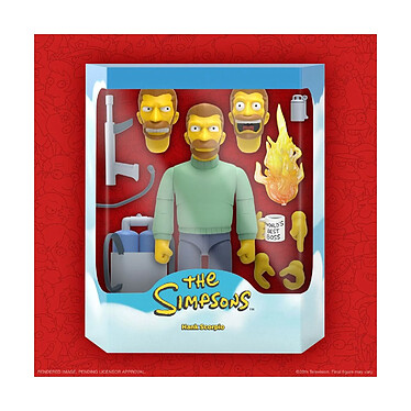 Les Simpson - Figurine Ultimates Hank Scorpio 18 cm pas cher