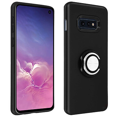 Avizar Coque Samsung Galaxy S10e Antichoc Bague Maintien Support Vidéo Noir