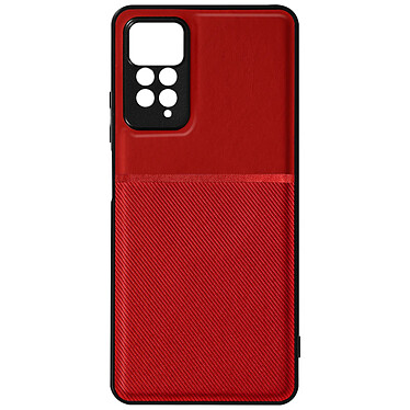 Avizar Coque pour Xiaomi Redmi Note 11 Pro 5G rigide avec contour souple antichoc  Rouge