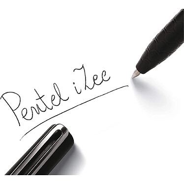 Avis PENTEL Pochette de 8 stylos bille à capuchon IZEE, BX460 : 1 Noir, 1 x Bleu, 1 x Bleu Ciel, 1 x Vert, 1 x Violet, 1 x Rouge, 1 x Orange, 1 x Rose