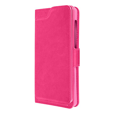 Avizar Etui pour Smartphone 4,3 à 4,7 Portefeuille Porte Monnaie Porte Carte  fuchsia