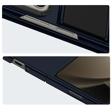 Avizar Coque pour Samsung Galaxy Z Fold 5 Rigide avec Béquille Support  Bleu nuit pas cher