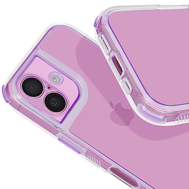 Avizar Coque pour iPhone 16 Plus Coins Antichoc Bumper Violet pas cher